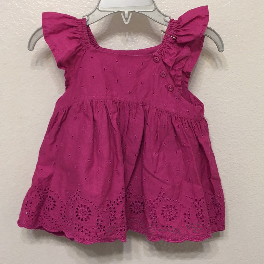 Gap Pink Eyelet shirt